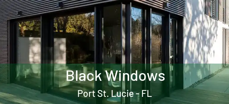  Black Windows Port St. Lucie - FL
