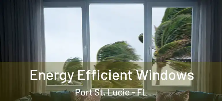  Energy Efficient Windows Port St. Lucie - FL